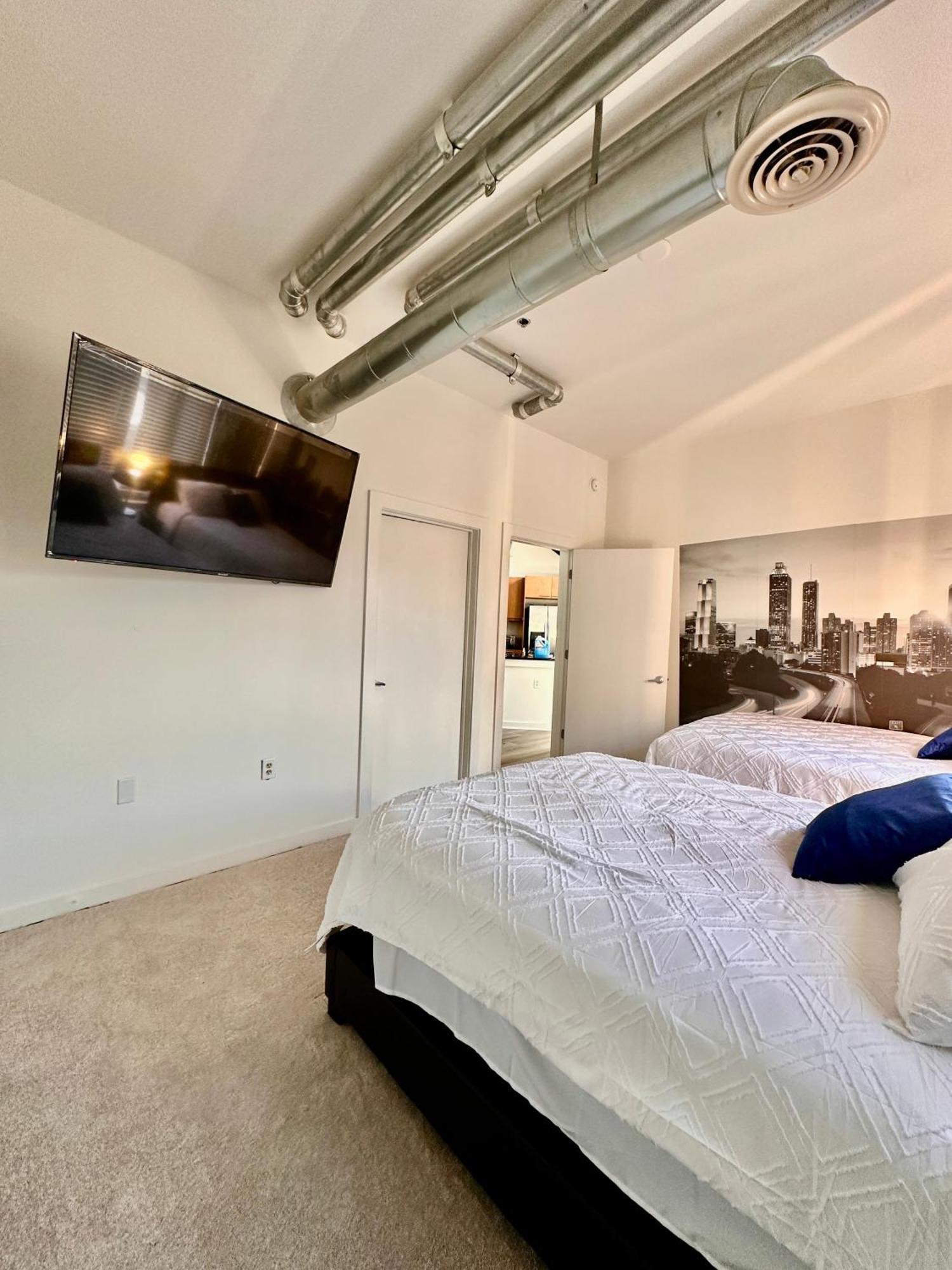Апартаменты Grand 3Br Loft In Atlantic Station Атланта Экстерьер фото